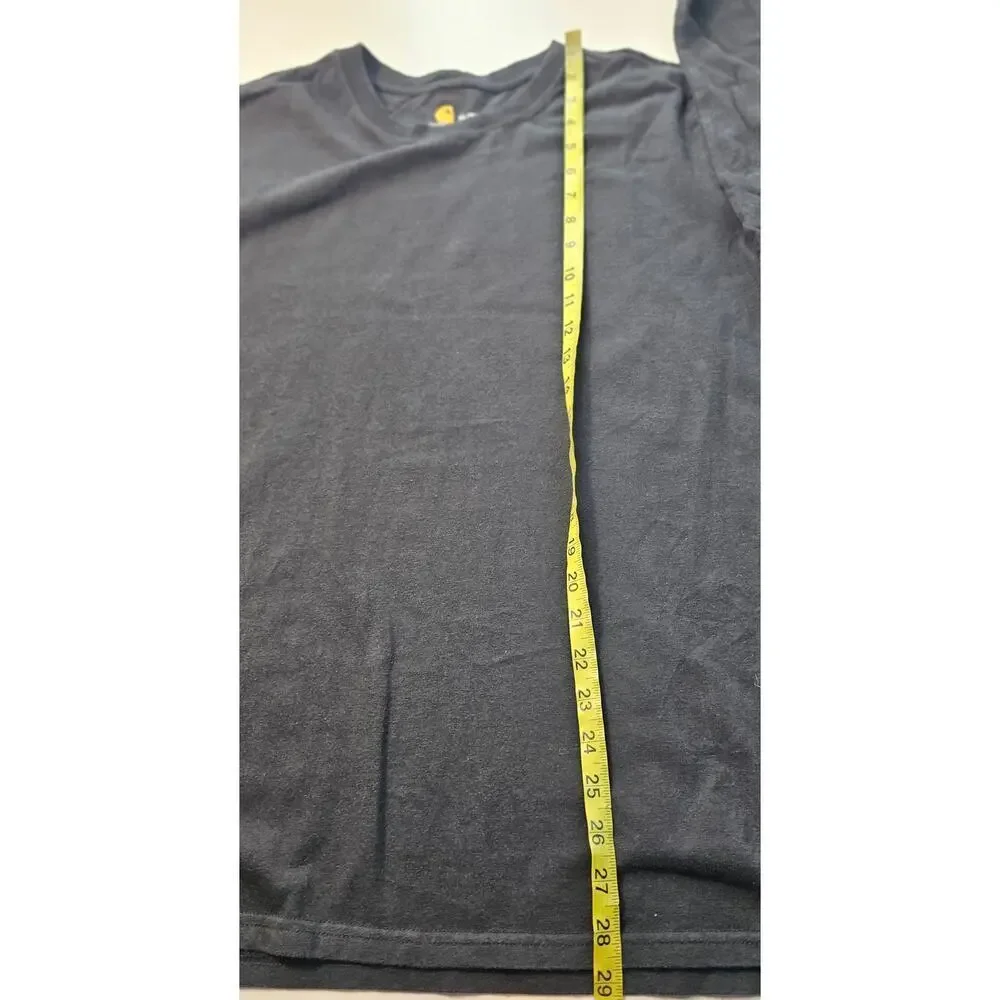 Carhartt sz XL black spell out long sleeve Western gorpcore casual t shirt